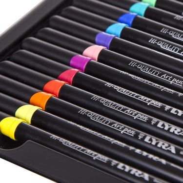Lyra Hi Quality Art Brush Pen Tin Box Of 50